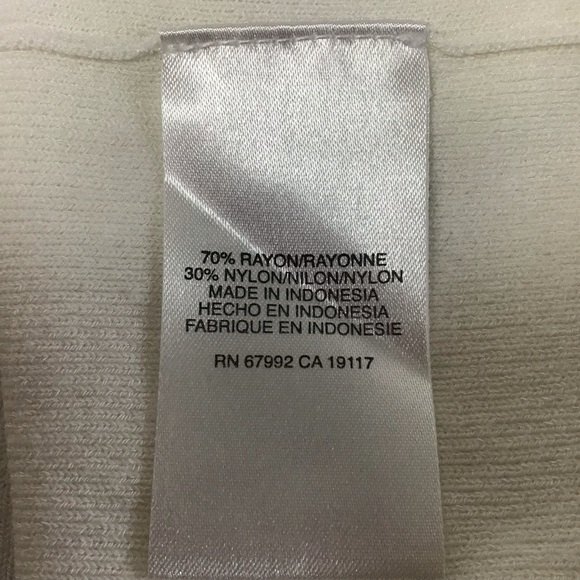 Sigrid Olsen Sport V-Neck Long Sleeve Sweater White Size S - Picture 7 of 8